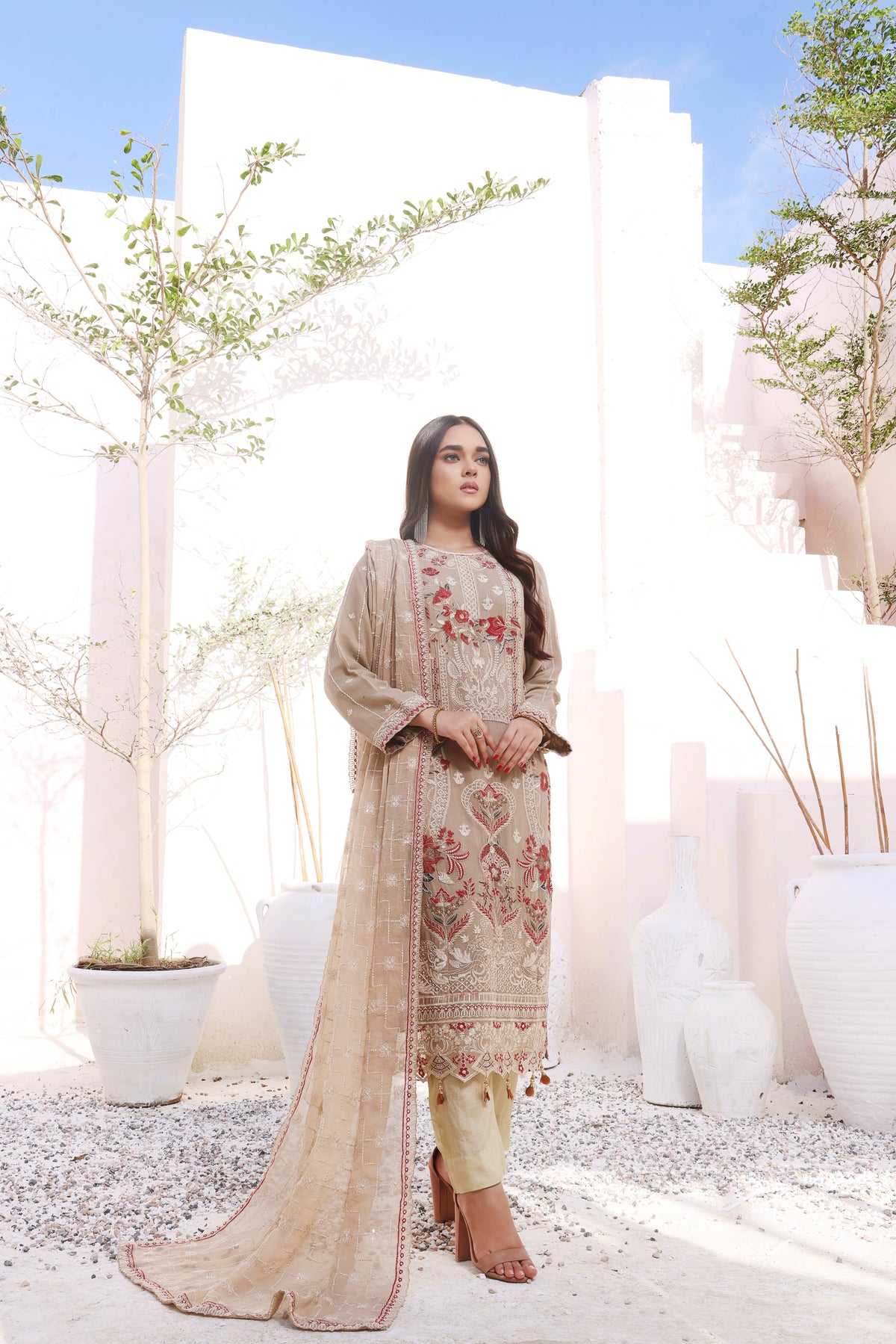 Hayat - Premium Semi Stitched Chiffon Collection – (DS – 02)