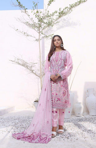 Hayat - Premium Semi Stitched Chiffon Collection – (DS – 01)