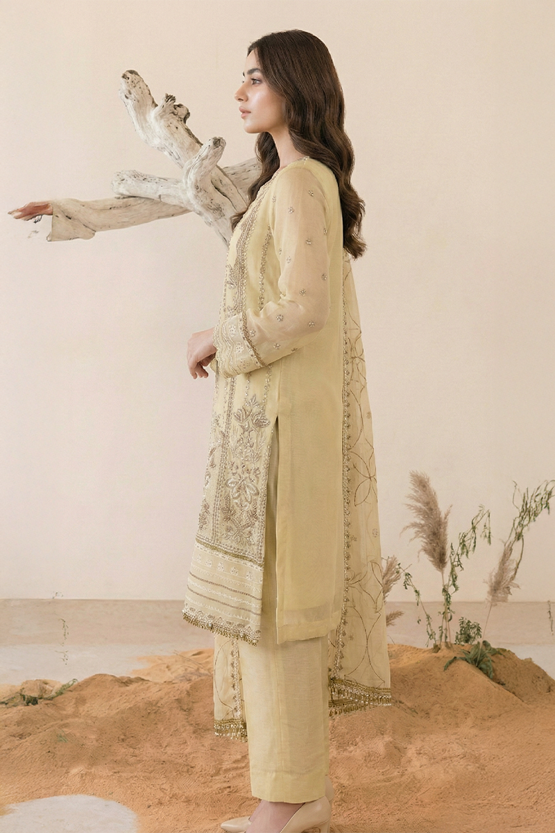 03-Piece Ready-To-Wear Luxury Chiffon Suit – Soft Pistachio