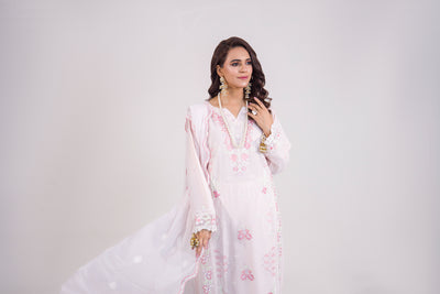 Grace Ready To Wear Luxry Chiffon Dress Soft Lilac