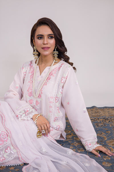 Grace Ready To Wear Luxry Chiffon Dress Soft Lilac