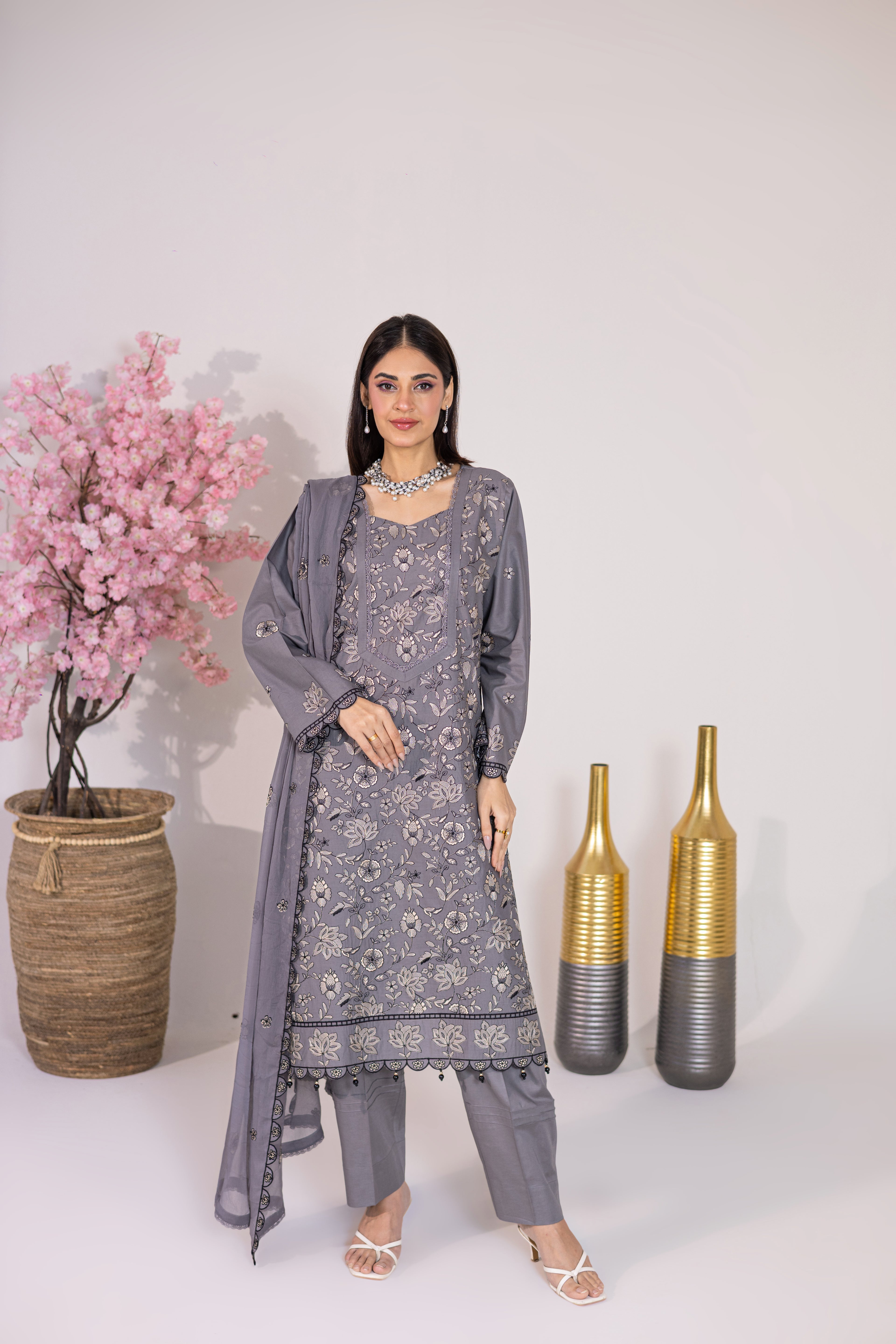 Khoobsurat VOL2 SLATE GREY