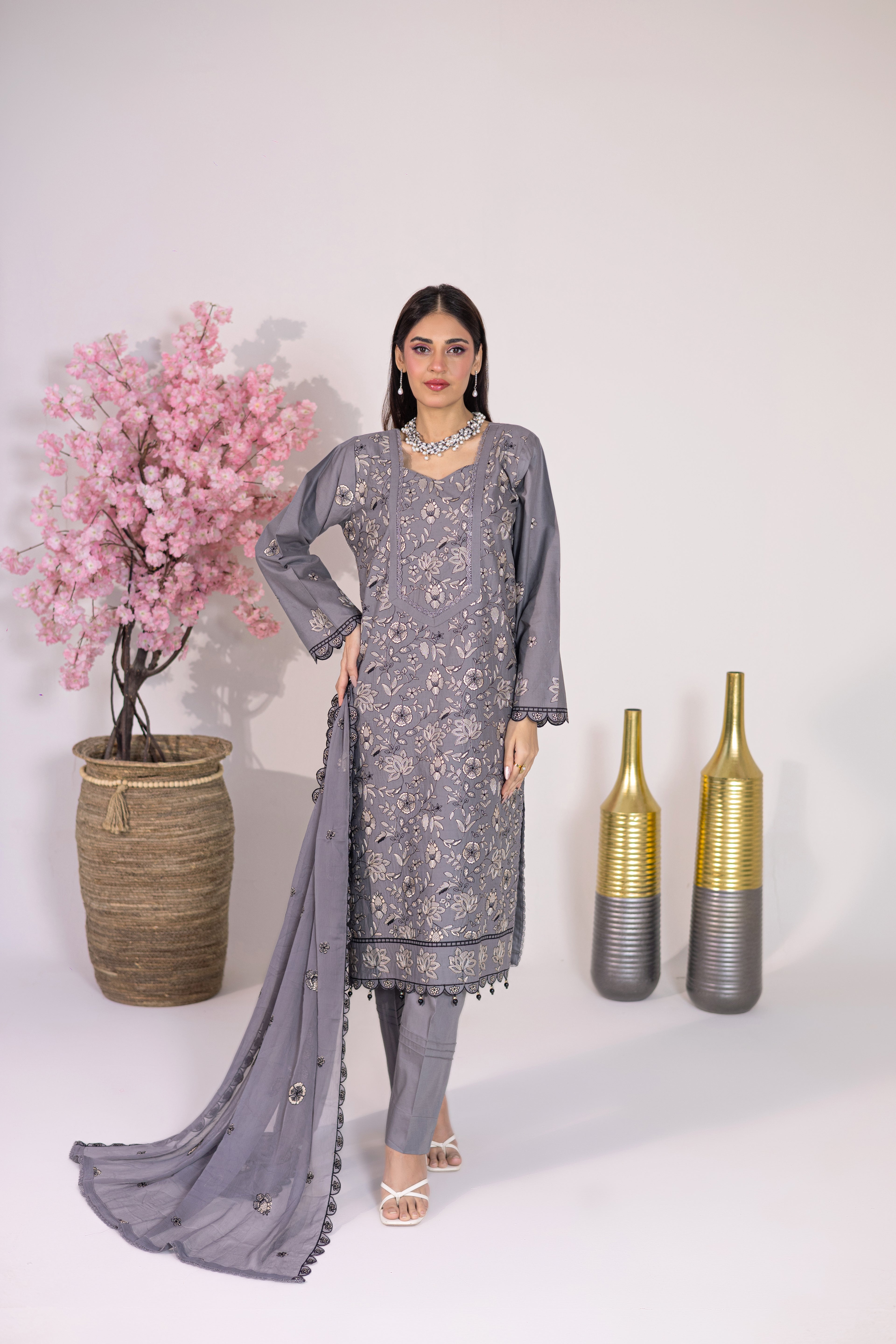 Khoobsurat VOL2 SLATE GREY