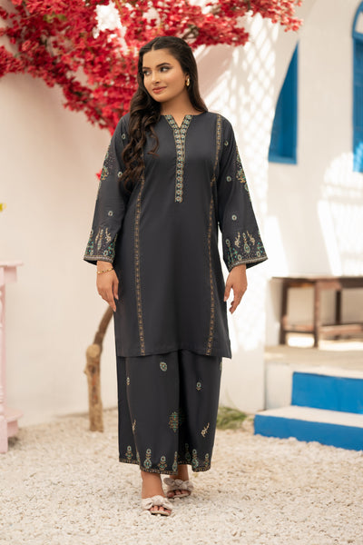 Drizzle 02-Pcs Embroidered Lawn Suit Ready To Wear