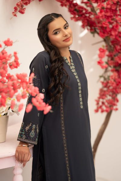 Drizzle 02-Pcs Embroidered Lawn Suit Ready To Wear