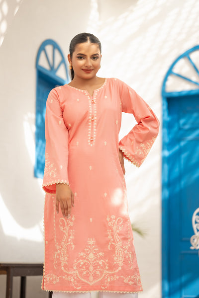 Pearl  02-Pcs Pearl Embroidered Lawn Suit Ready to Wear
