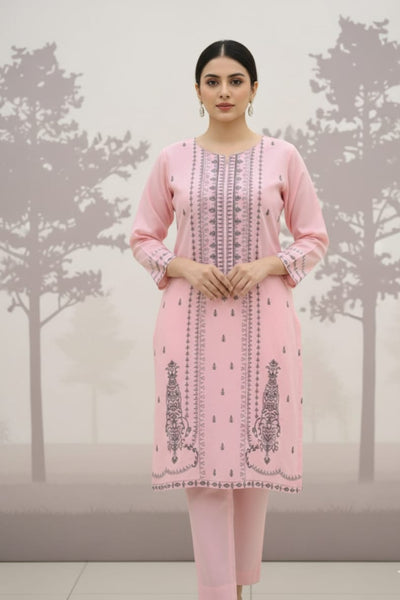 2  Piece Lawn stitched suit -Ready to wear