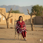 2 Piece Stitched  Lawn  Suit - Ready  to wear