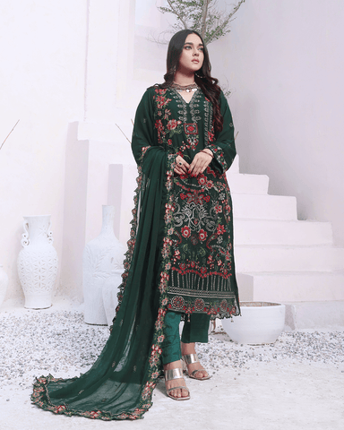 Hayat - Premium Semi Stitched Chiffon Collection – (DS – 06)