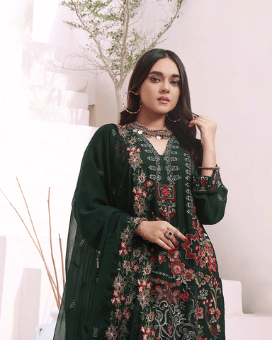 Hayat - Premium Semi Stitched Chiffon Collection – (DS – 06)