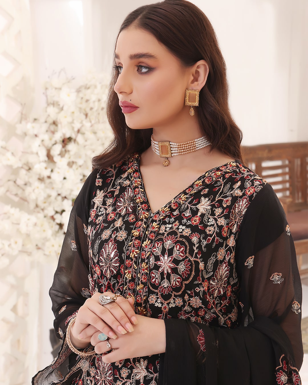 Imperial- Unstitched Chiffon Collection – (DS – 01)