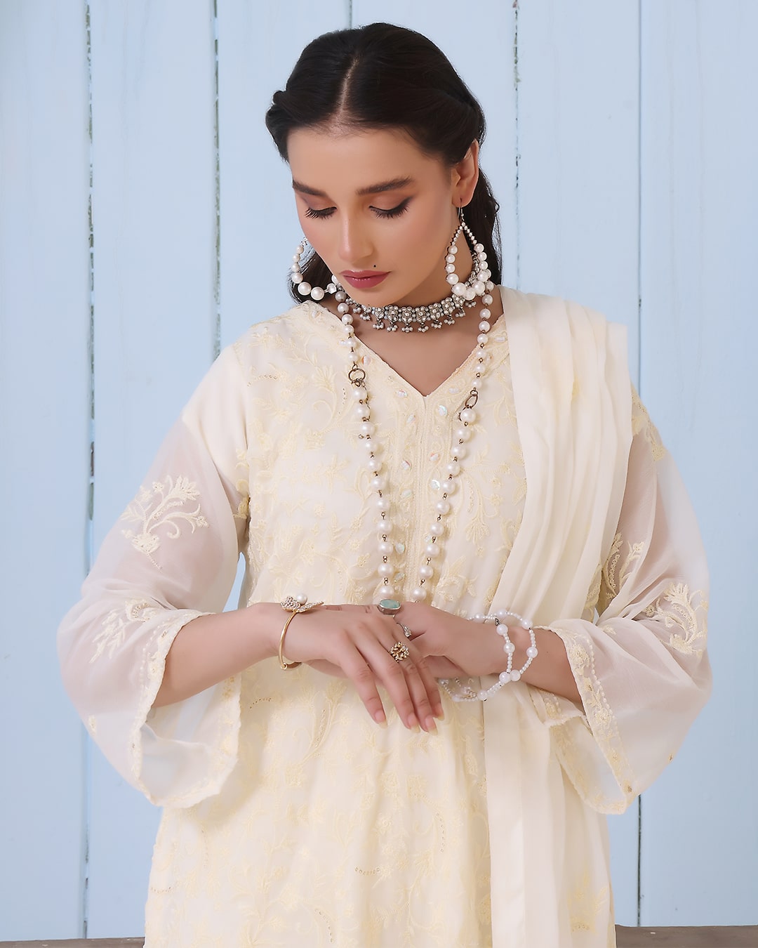 Imperial- Unstitched Chiffon Collection – (DS – 03)