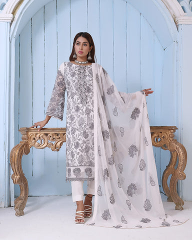 Imperial- Unstitched Chiffon Collection – (DS – 04)