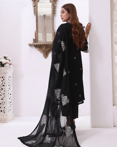 Imperial- Unstitched Chiffon Collection – (DS – 06)